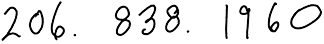 (206) 838-1960